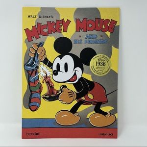 Disney Mickey Mouse And Friends Christmas Book Magazine Linen Like Bendon 2018
